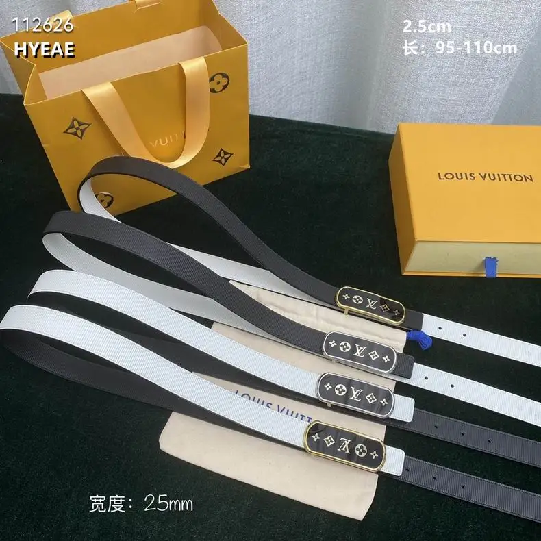 LV Belt 25mmX95-110cm 8L13